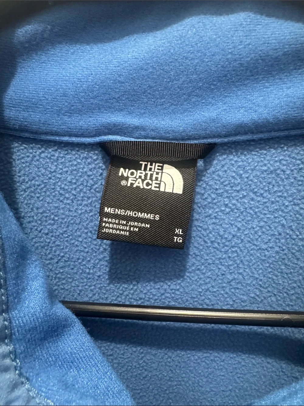 The North Face Heathered Blue Quarter-Zip Pullover